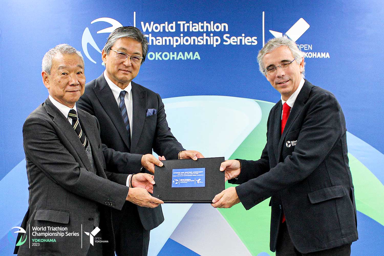 ワールドトライアスロン・パラトライアスロンシリーズ横浜大会の5か年開催契約を合意